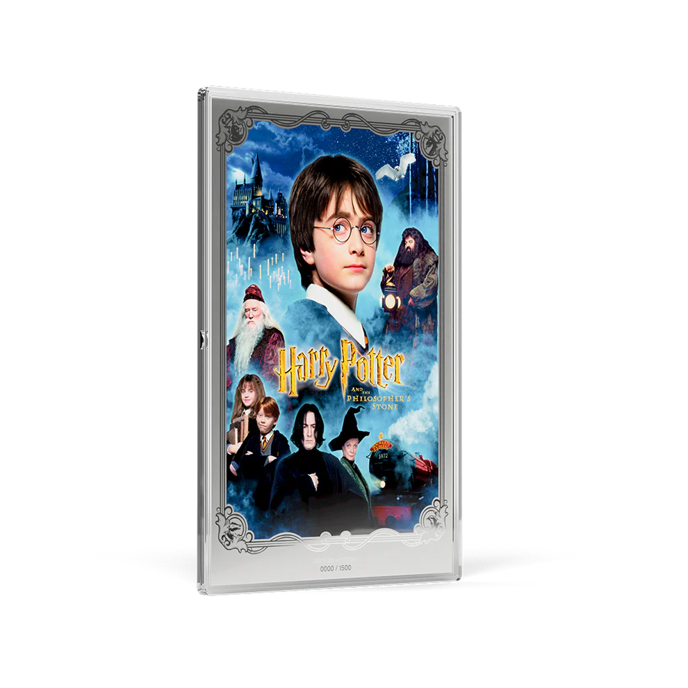 Harry Potter - Theatrical Movie Posters - 2 HP & The Philosopher’s Stone 1 oz Silver Foil Agoro