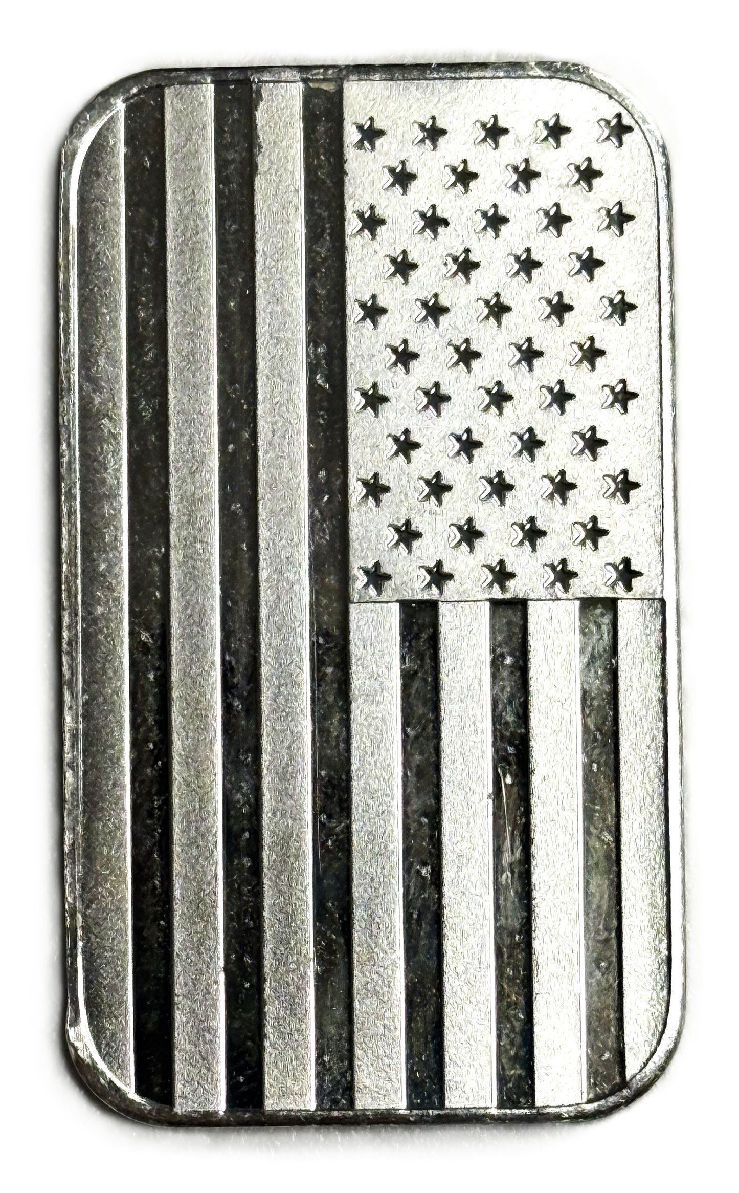 Donald Trump In Silhouette 1oz Silver Bar - CoinsTV