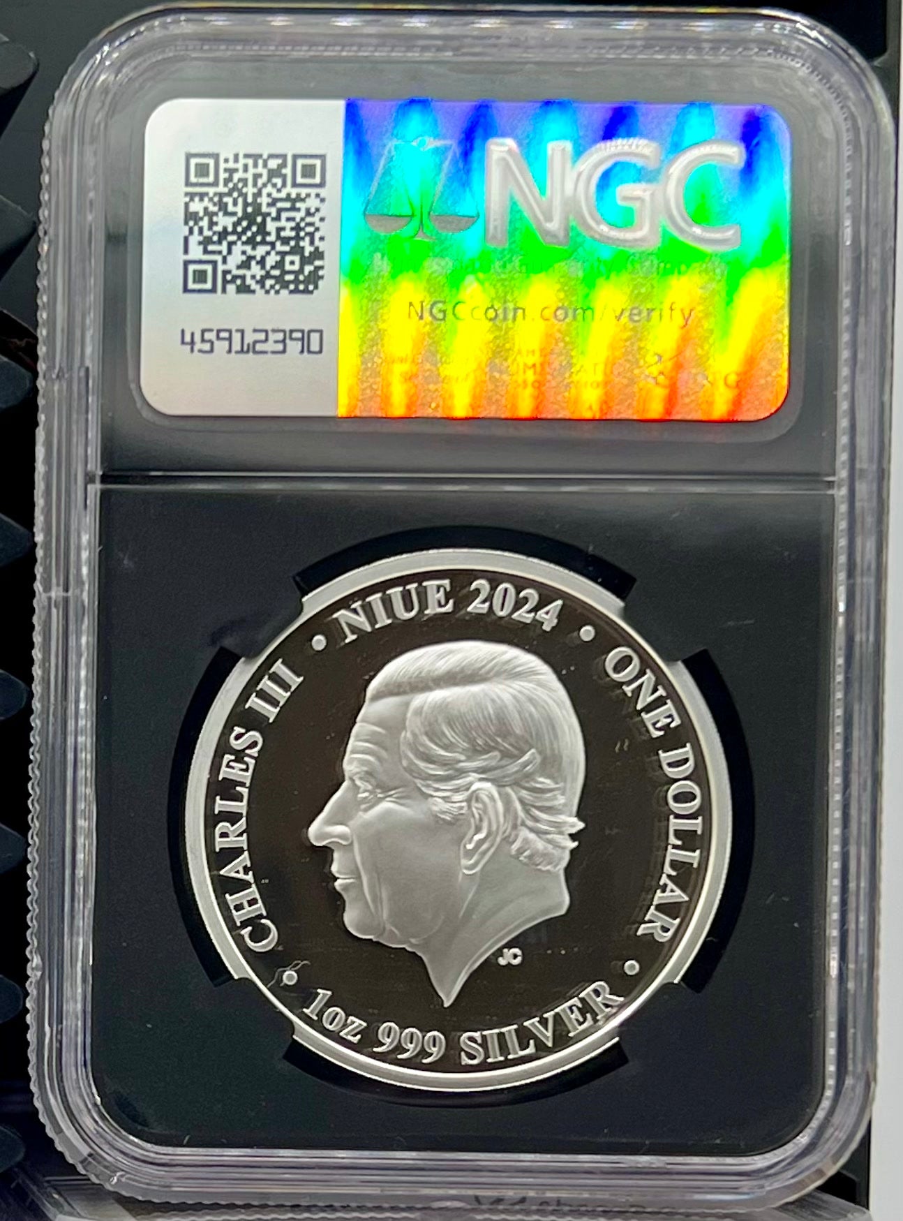 2024 Niue Bigfoot Colorized Proof 1 oz Silver Coin NGC PF 70 UCAM FR - CoinsTV