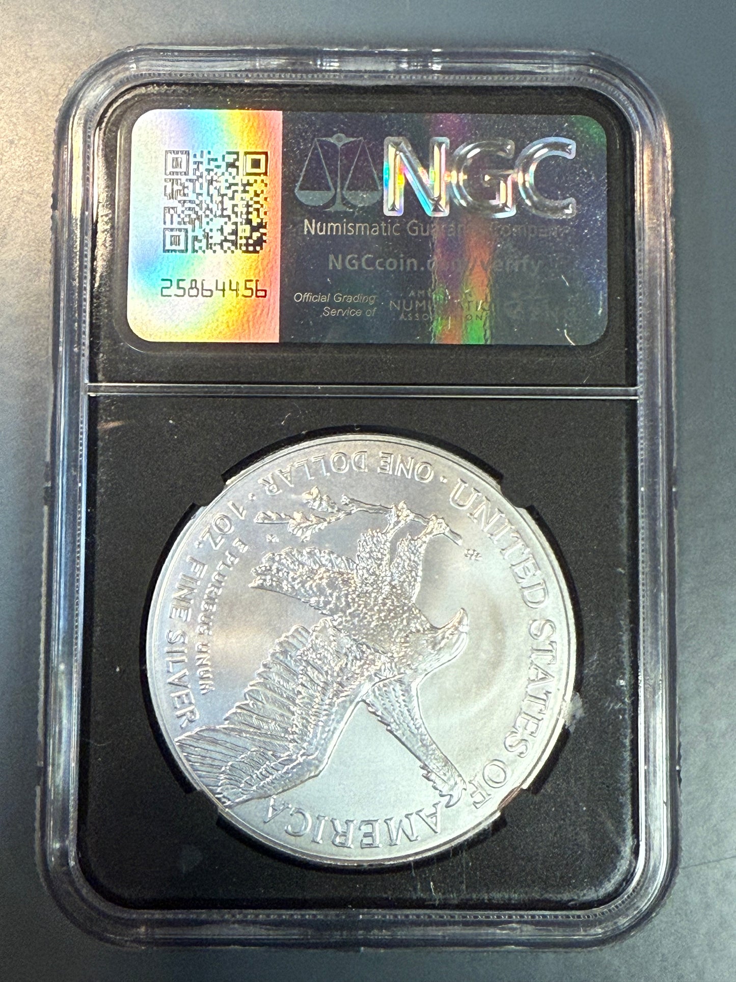 2024 Silver Eagle Donald J. Trump Signature Label - First Releases NGC MS70