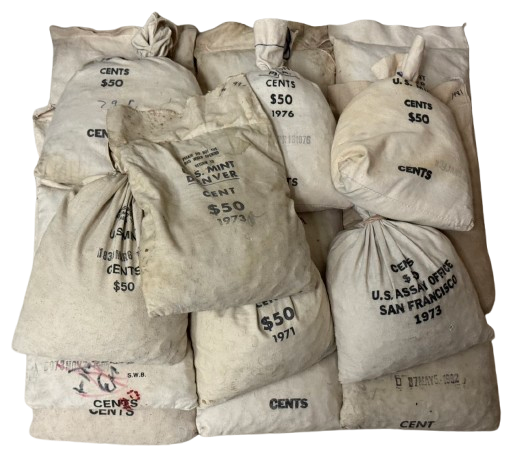 The Crater Lake Hoard – BU Copper Memorial Rolls from Mint-Sealed Bags (1959–1982)