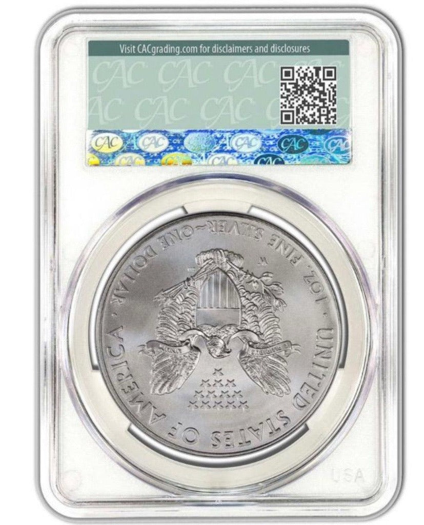 2014 Silver Eagle - CAC MS70 - CoinsTV