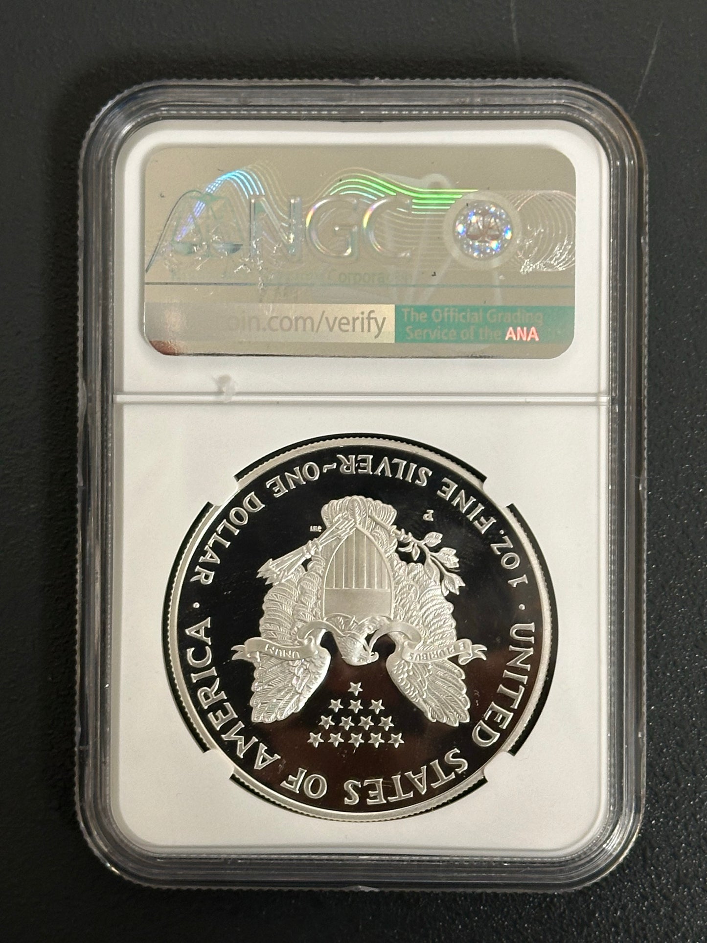 1995 P Silver Eagle - Proof - NGCX PF10 Ultra Cameo Sight White - CoinsTV
