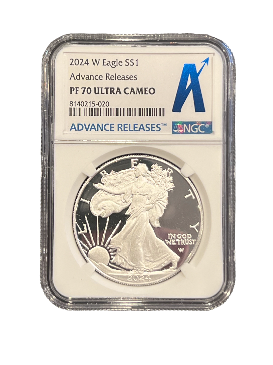 2024-W Silver Eagle - Advance Release - NGC PF70 UCAM - CoinsTV