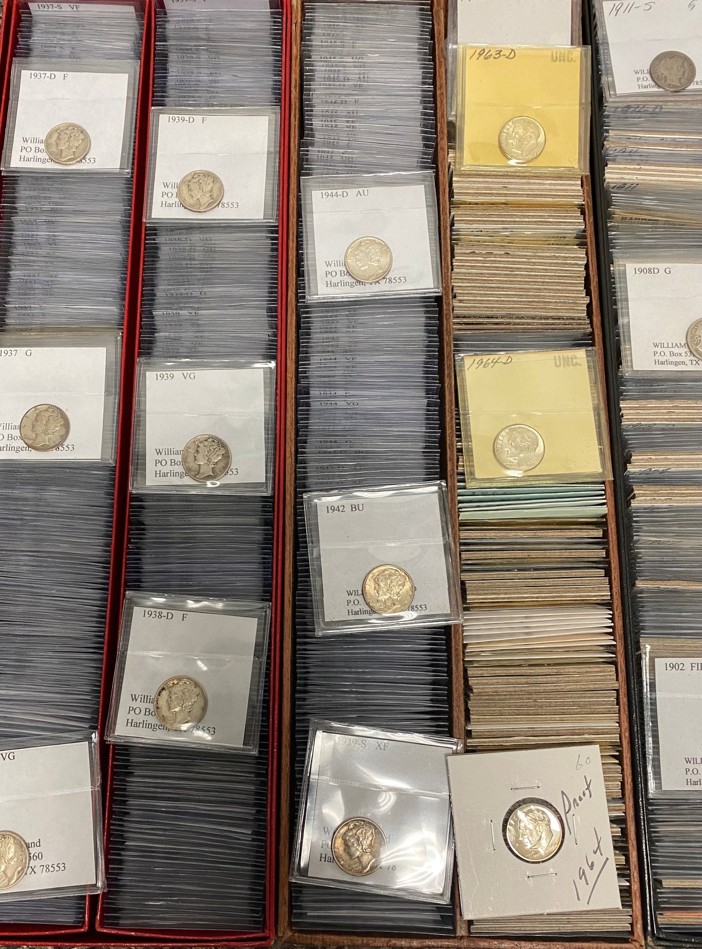 Dealer Estate Dimes - 10 Pack - CoinsTV