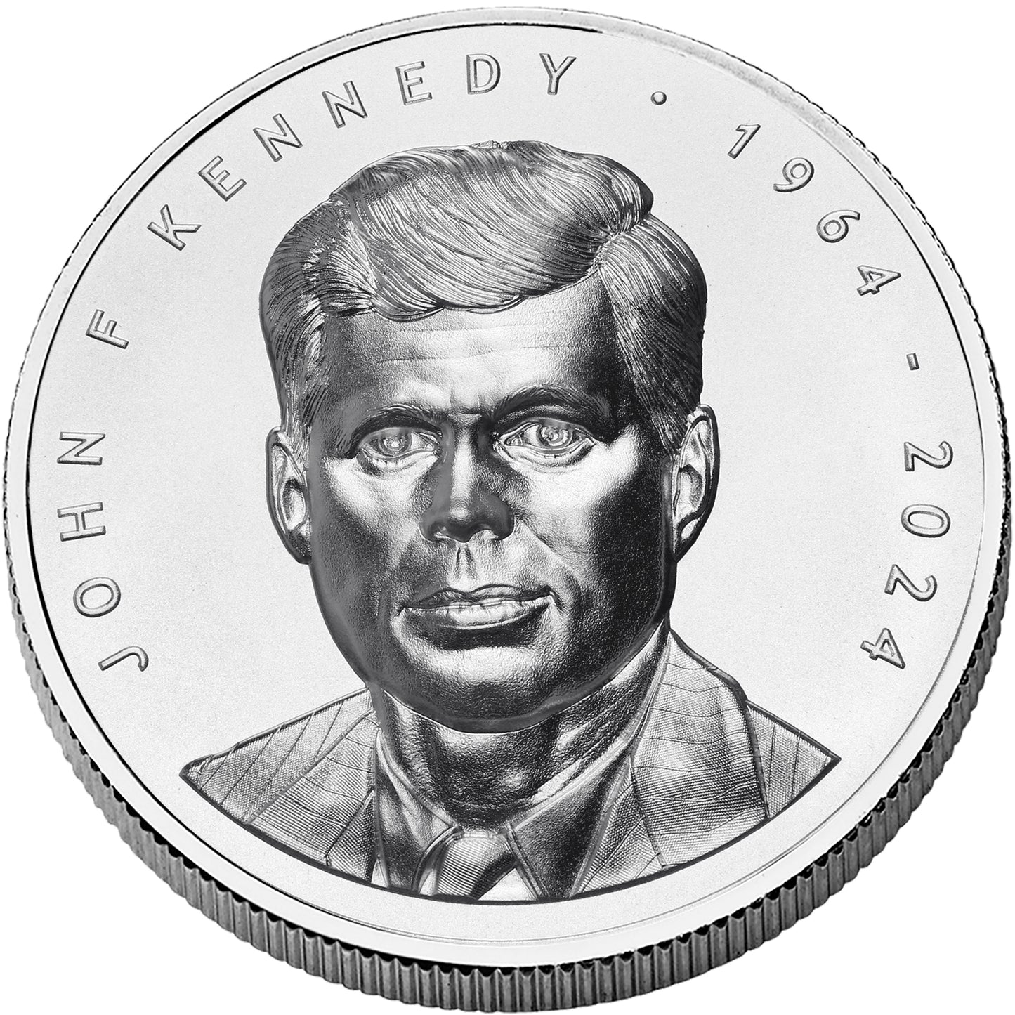 2024 Fiji John F. Kennedy UHR 1 oz Silver Coin - CoinsTV