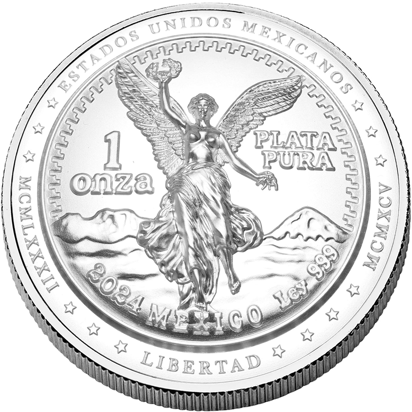 2024 Niue Vintage Libertad Tribute UHR & Incused 1 oz Silver Coin - CoinsTV