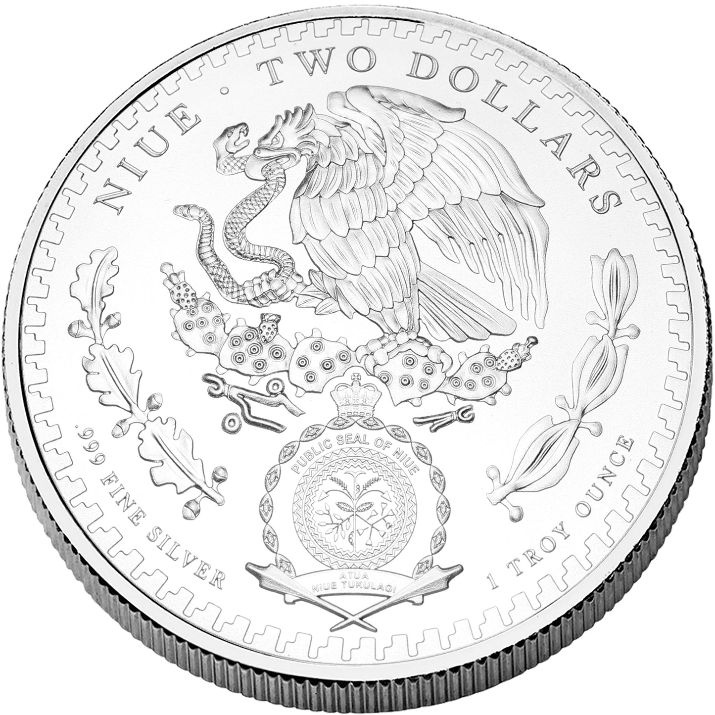 2024 Niue Vintage Libertad Tribute UHR & Incused 1 oz Silver Coin - CoinsTV