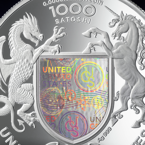 2025 United Crypto States Libertad 1 oz Silver Coin - CoinsTV