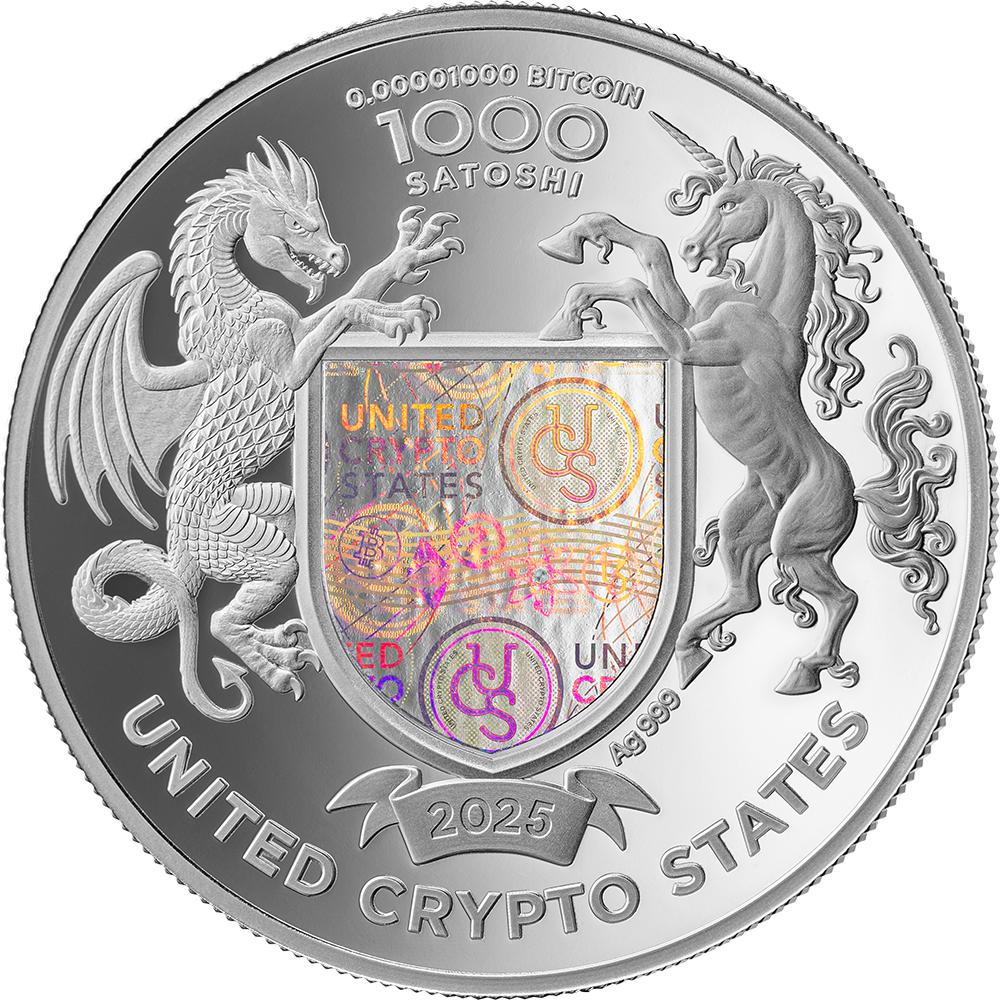 2025 United Crypto States Libertad 1 oz Silver Coin