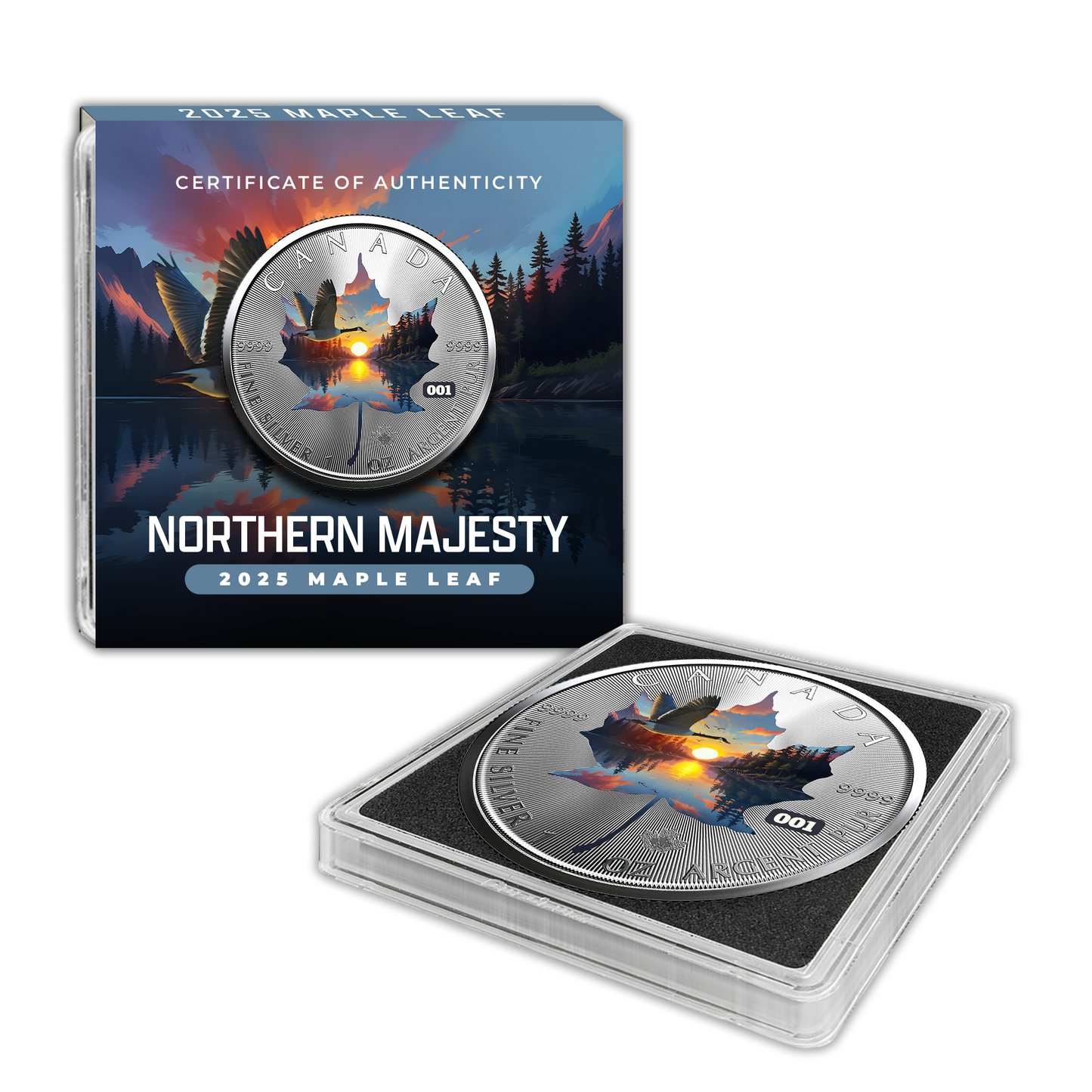 2025 Chromatics Maple Leaf – Northern Majesty - CoinsTV