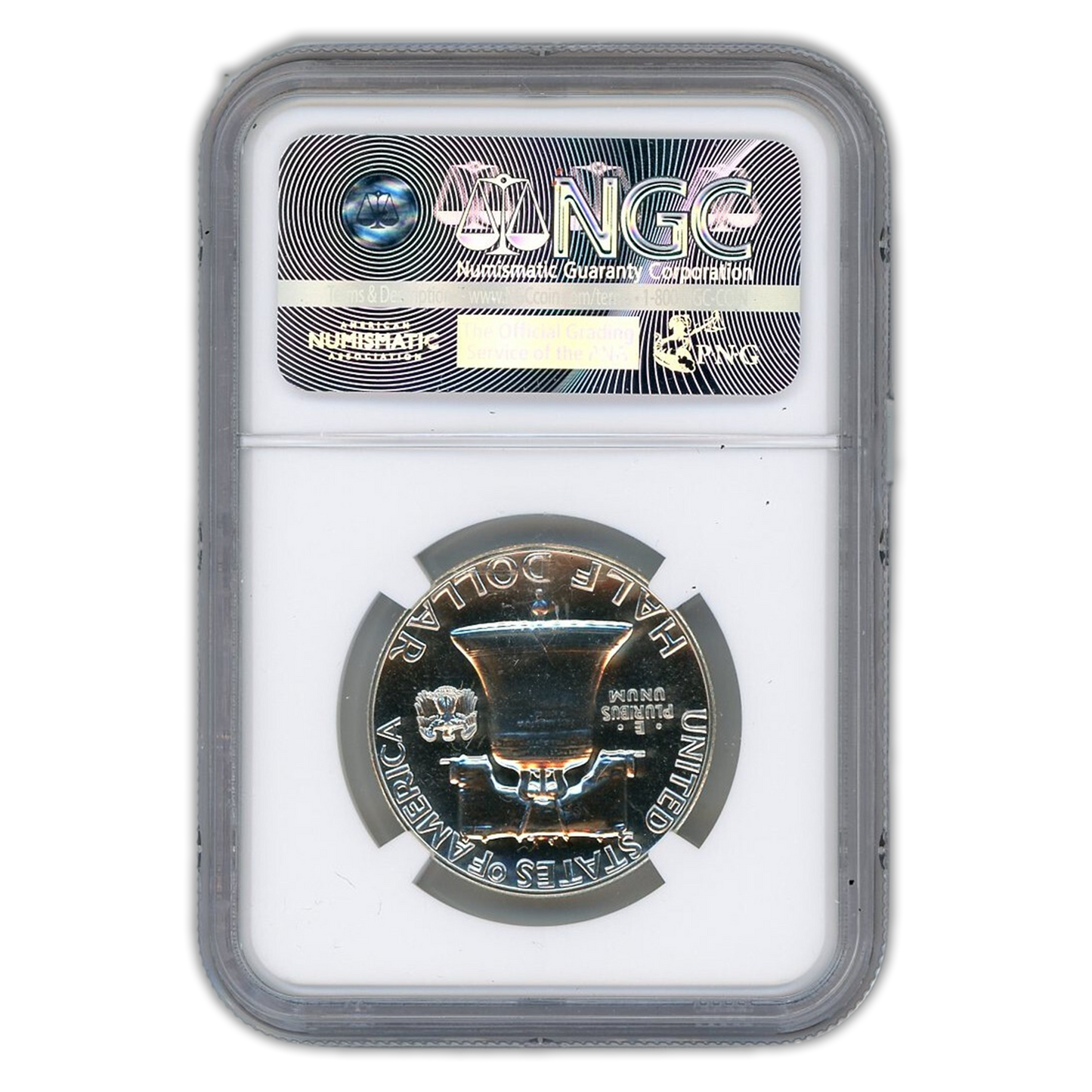 1959 Franklin Silver Half Dollar - NGC PF68 Sight White
