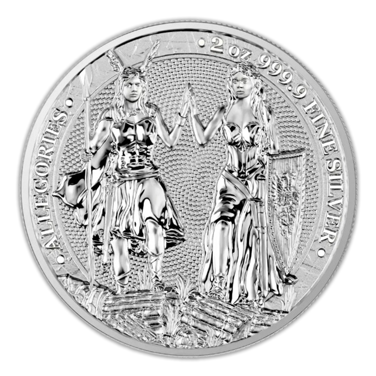 2023 2 oz Germania Allegories Galia & Germania Brilliant Uncirculated