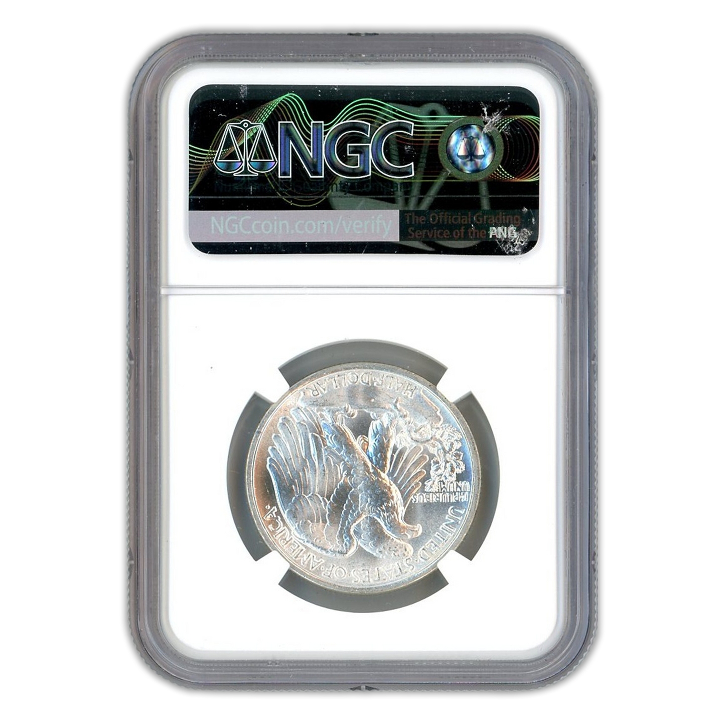1938 Walking Liberty Silver Half Dollar - NGC MS65 Sight White - CoinsTV
