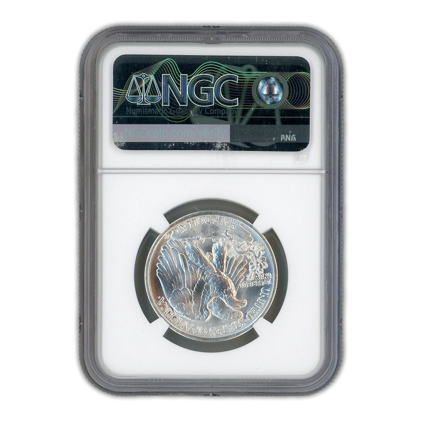 1936 Walking Liberty Half Dollar Philadelphia - CAC - NGC MS65 Sight White