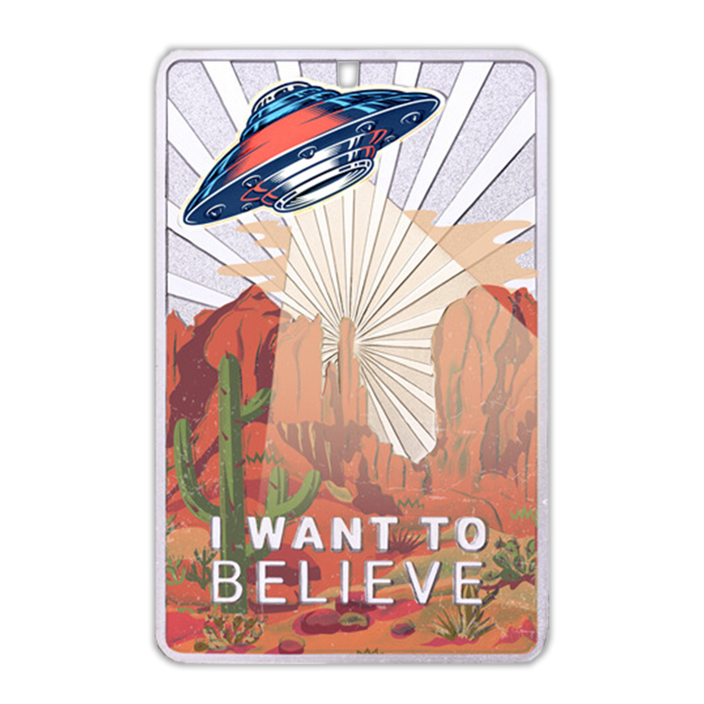 2023 1 oz I Want to Believe UFO Silver