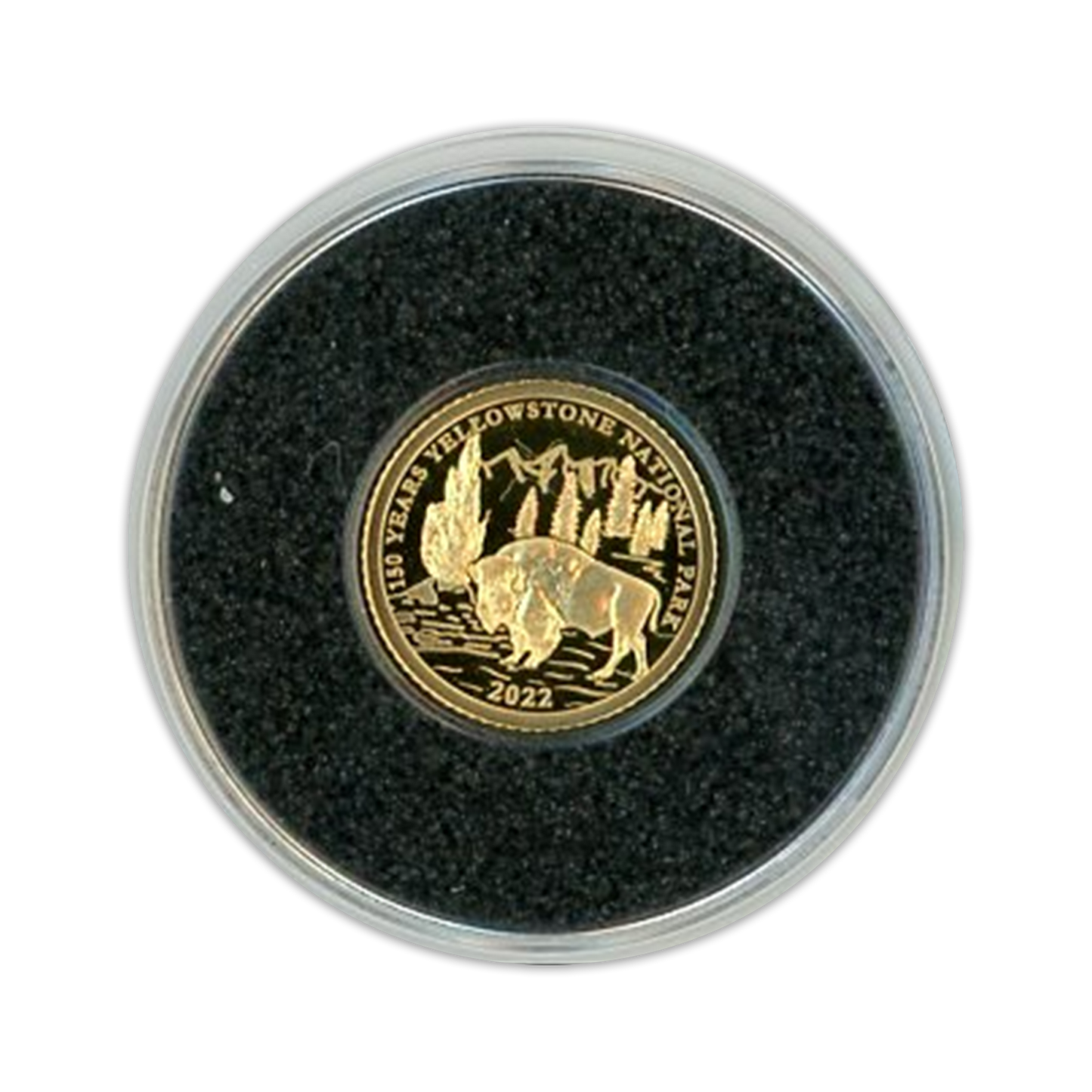 2022 Barbados Yellowstone National Park-150 Years 0.5 g Gold Proof - CoinsTV