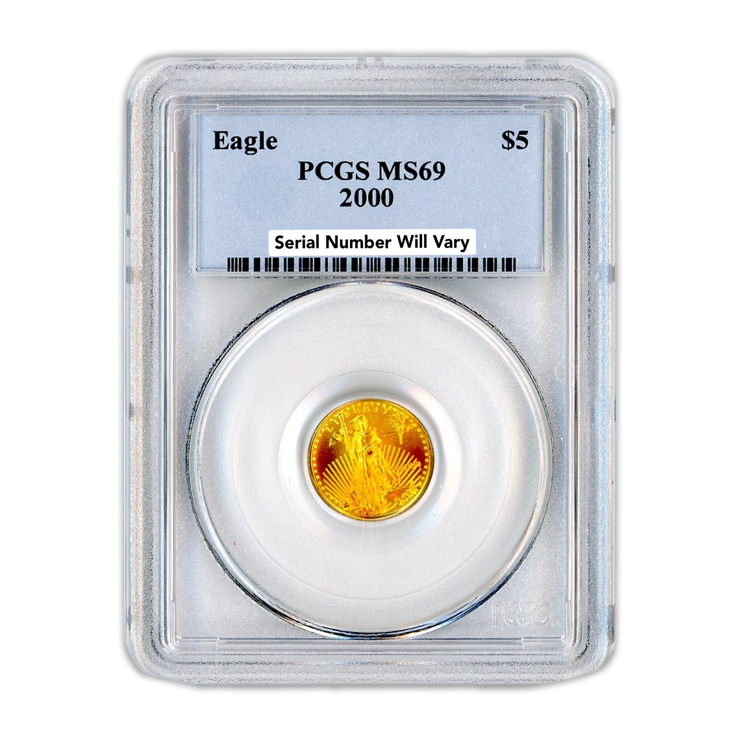 2000 $5 Gold Eagle - PCGS MS69 - CoinsTV