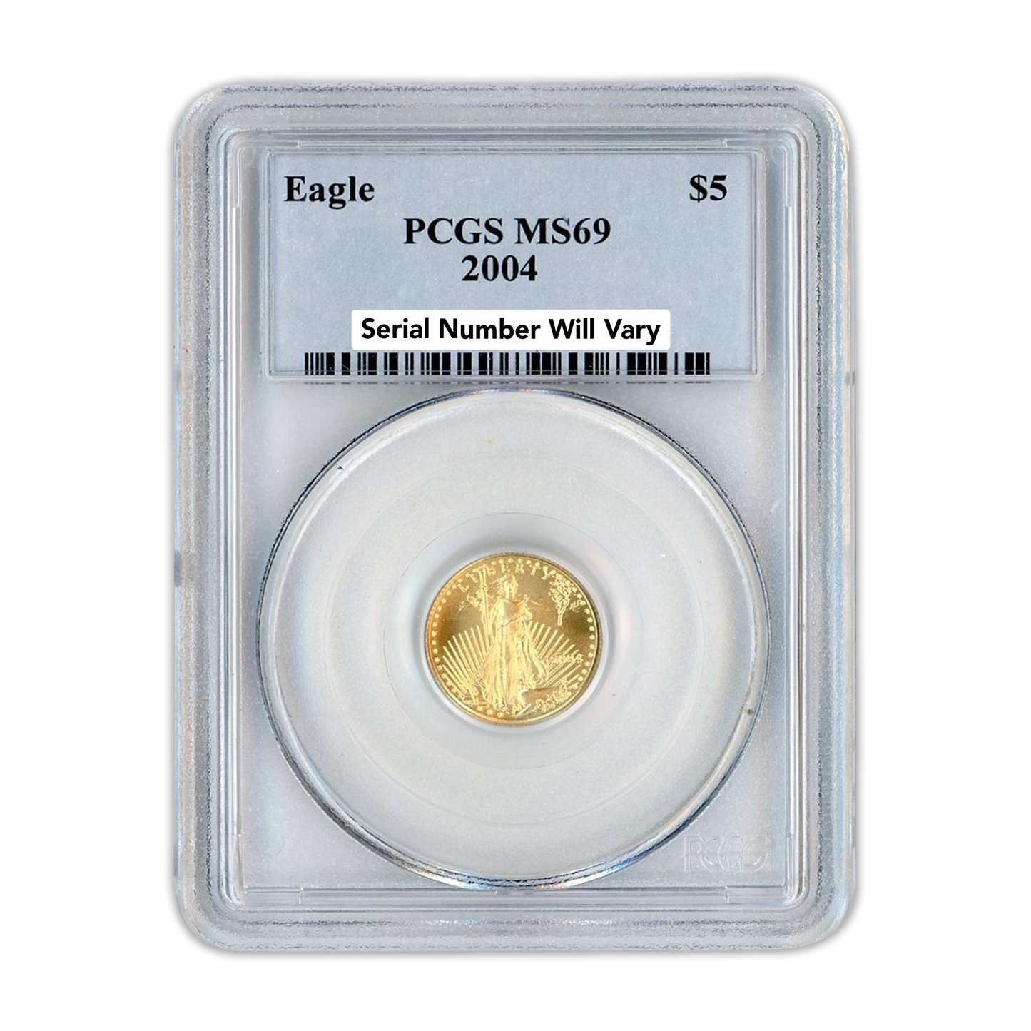 2004 $5 Gold Eagle - PCGS MS69 - CoinsTV