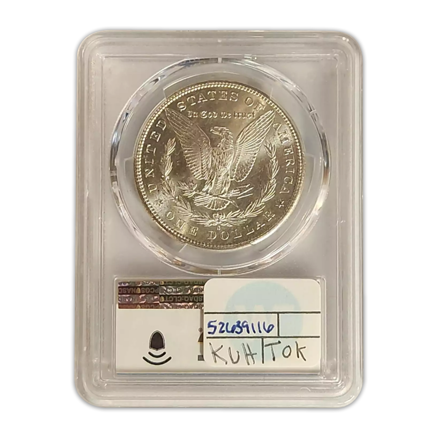 1881-S Morgan Silver Dollar San Francisco - PCGS MS67 Sight White