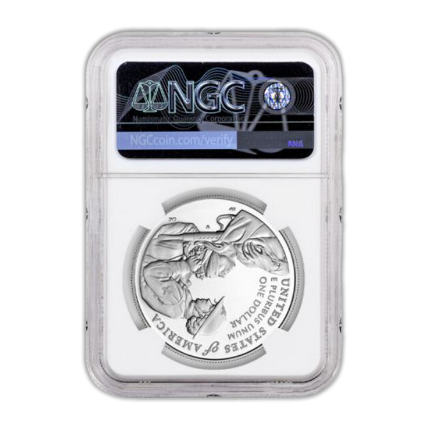 2022 National Purple Heart Hall of Honor Silver - Colorized - NGC PF70 Early Releases Ultra Cameo