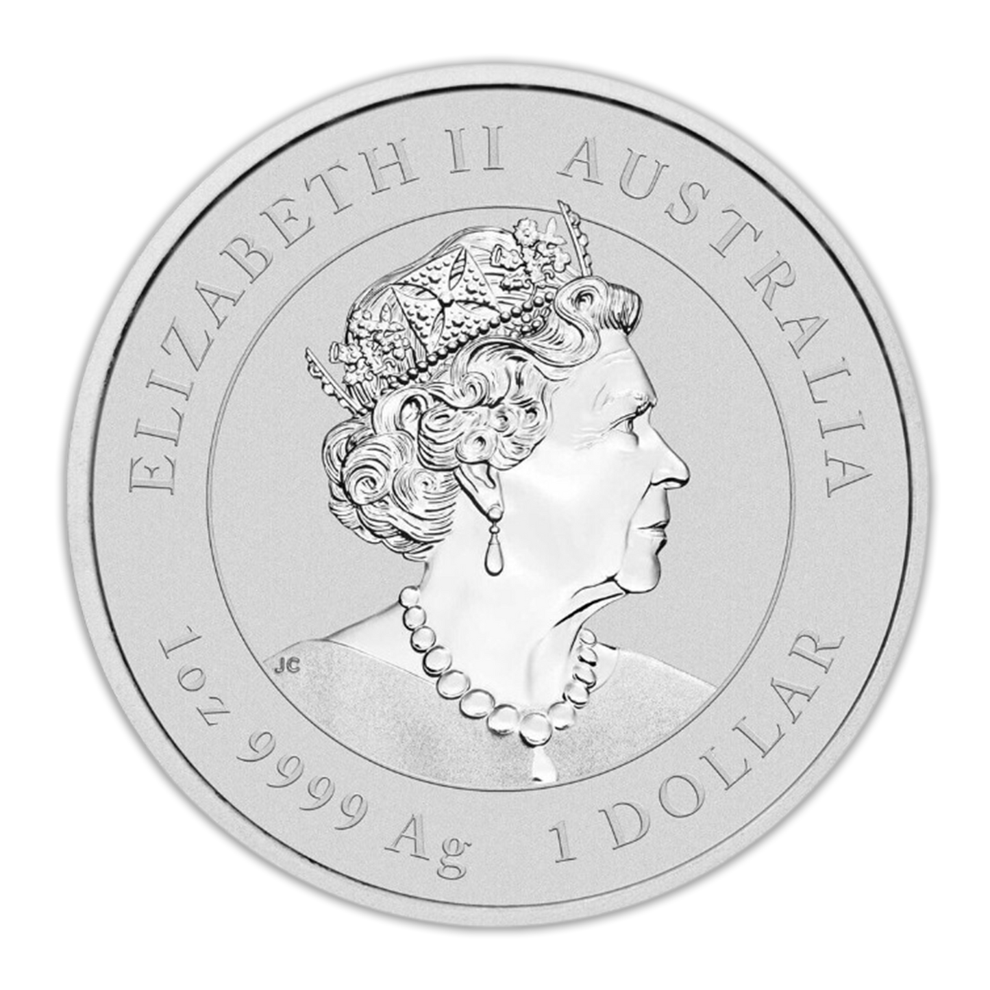 2022 1 oz Australia Lunar Tiger Gold Gilt Silver