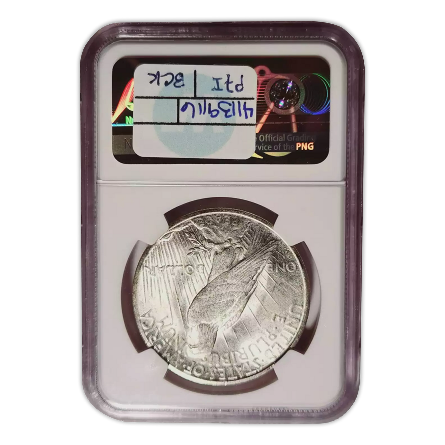 1925 S Peace Silver Dollar San Francisco - NGC AU58