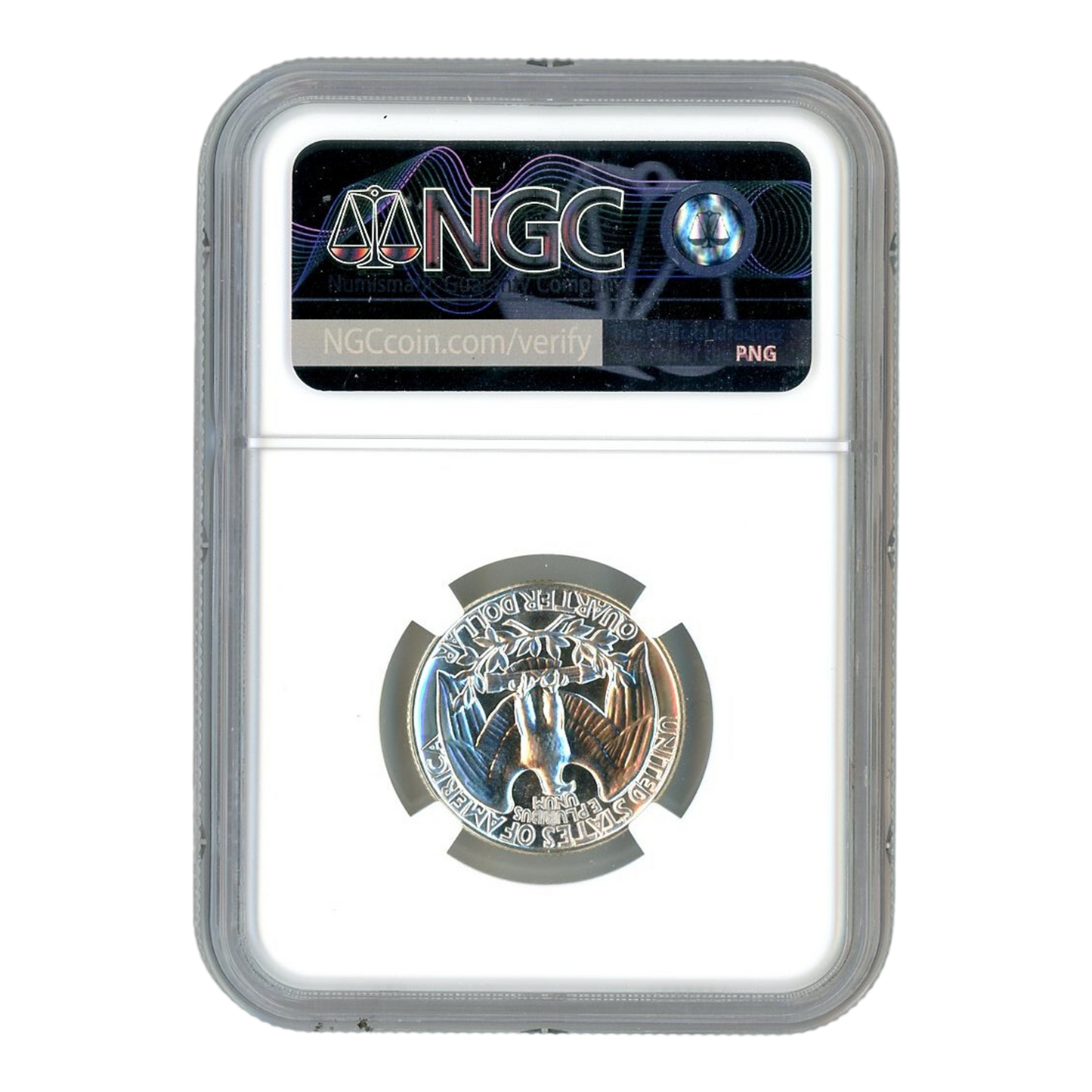 1959 Washington Silver Quarter Philadelphia - NGC PF68 Sight White