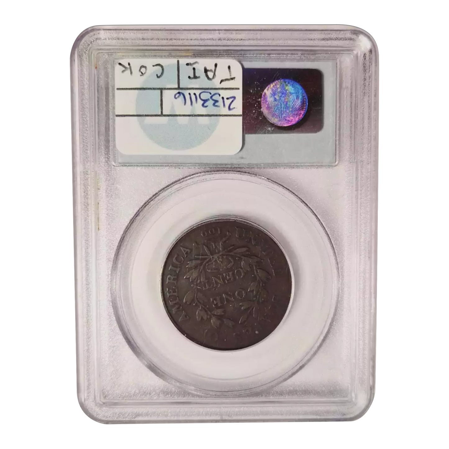 1803 Draped Bust Cent - Small Date Small Fraction - PCGS F15 - CoinsTV