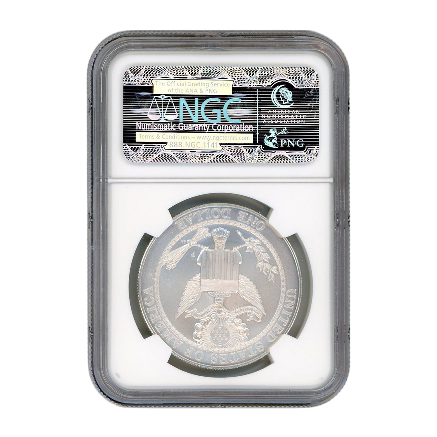 2008 Bald Eagle Silver Dollar - NGC MS70