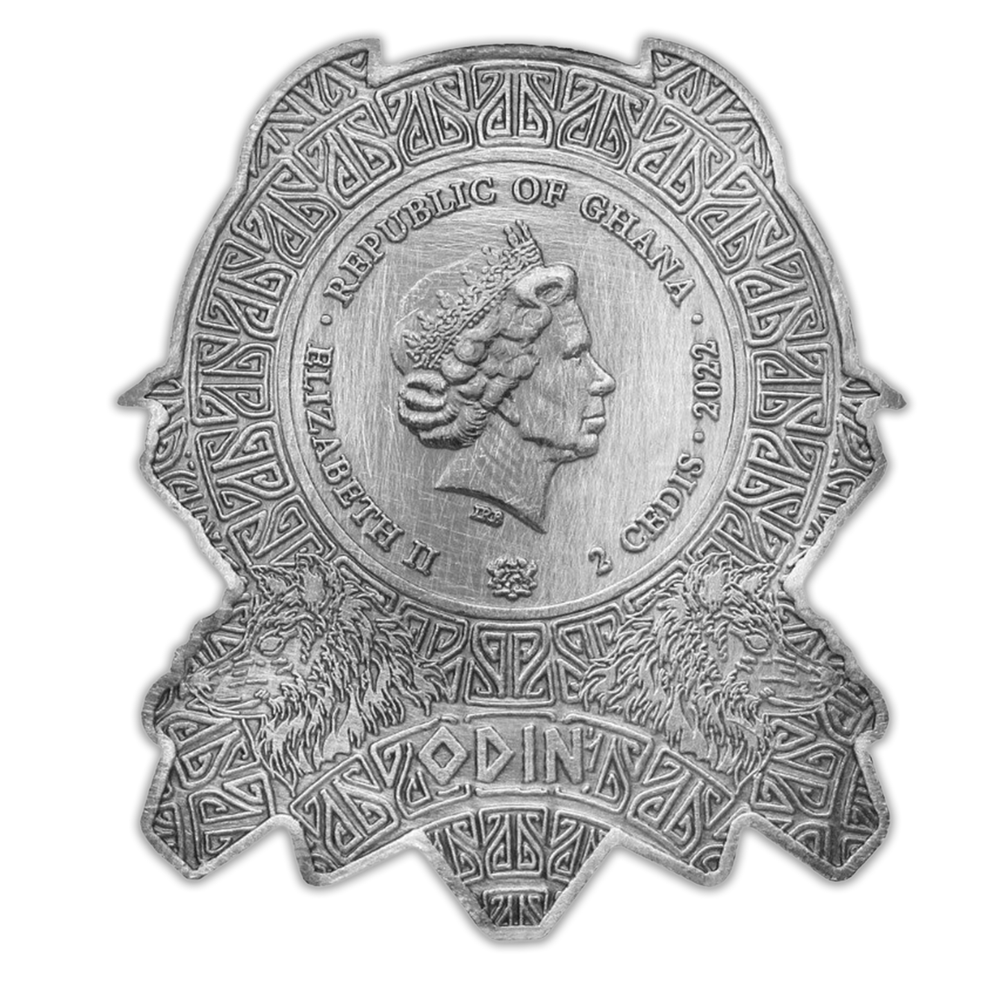 2022 Ghana Norse Gods - Odin Silver Plated