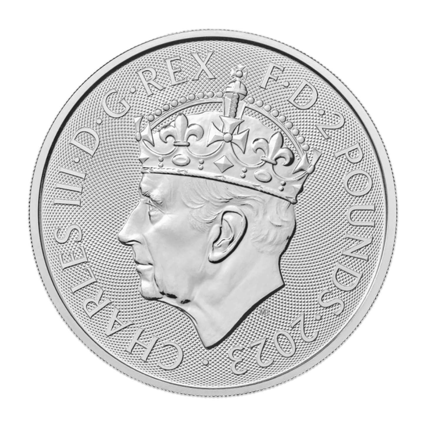 2023 1 oz Great Britian The Coronation of His Majesty King Charles III Royal Cypher - CoinsTV