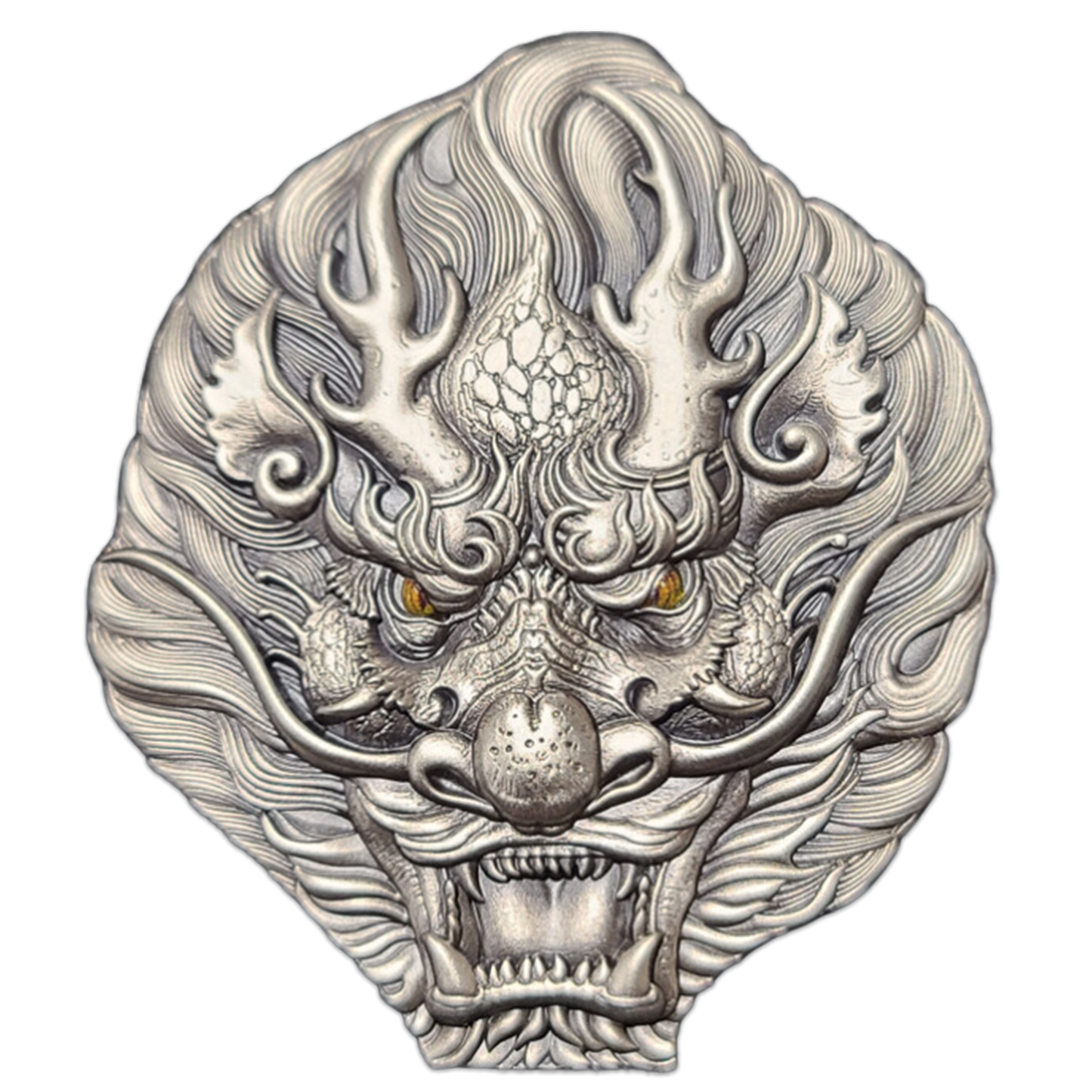 2023 2 oz Chad Nine Sons Dragon King Silver