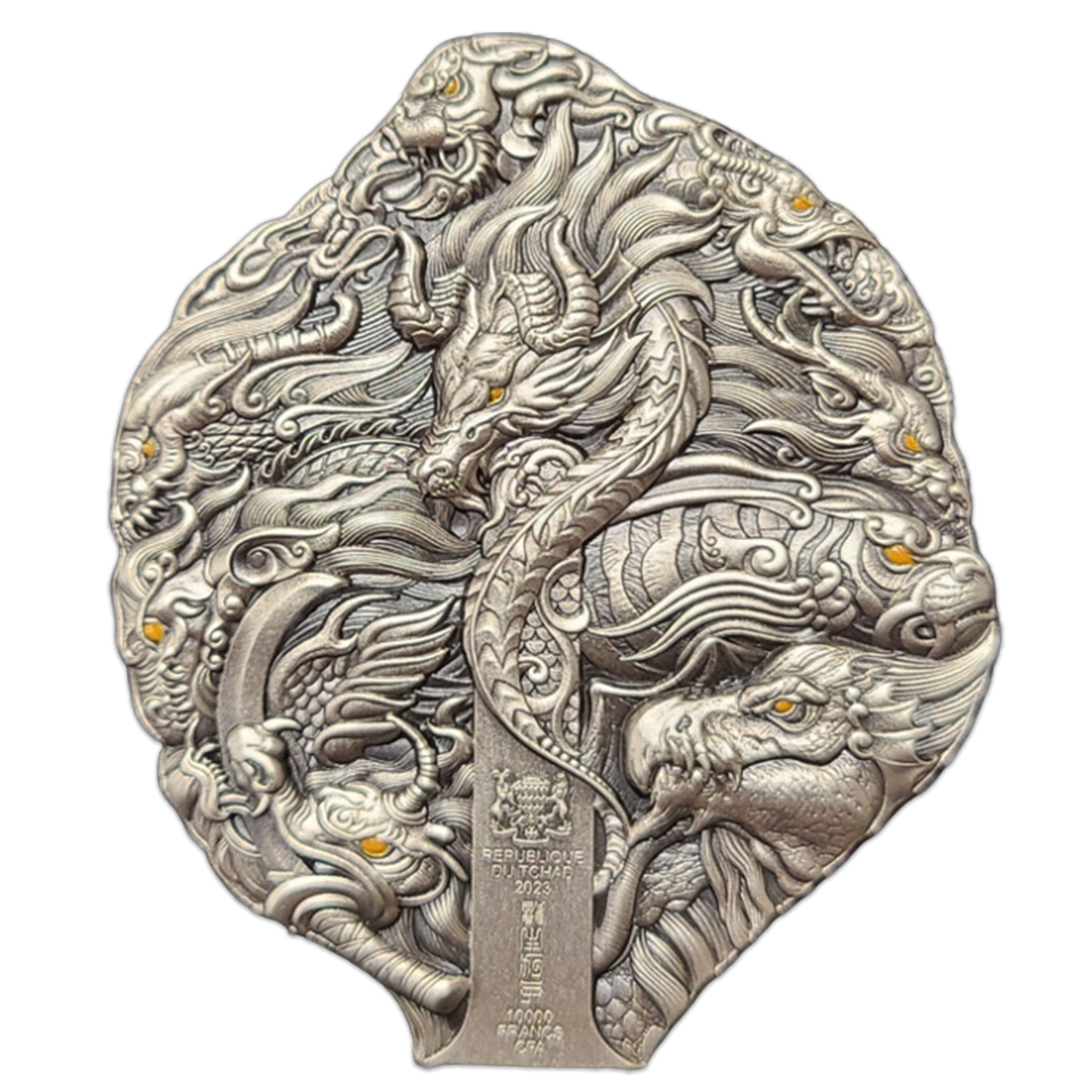 2023 2 oz Chad Nine Sons Dragon King Silver