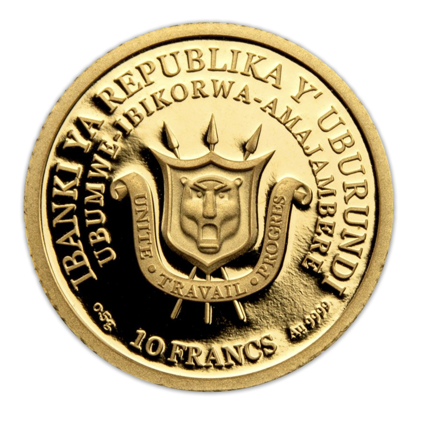 2023 Gold Lion with Cub - 0.5 gram Prooflike