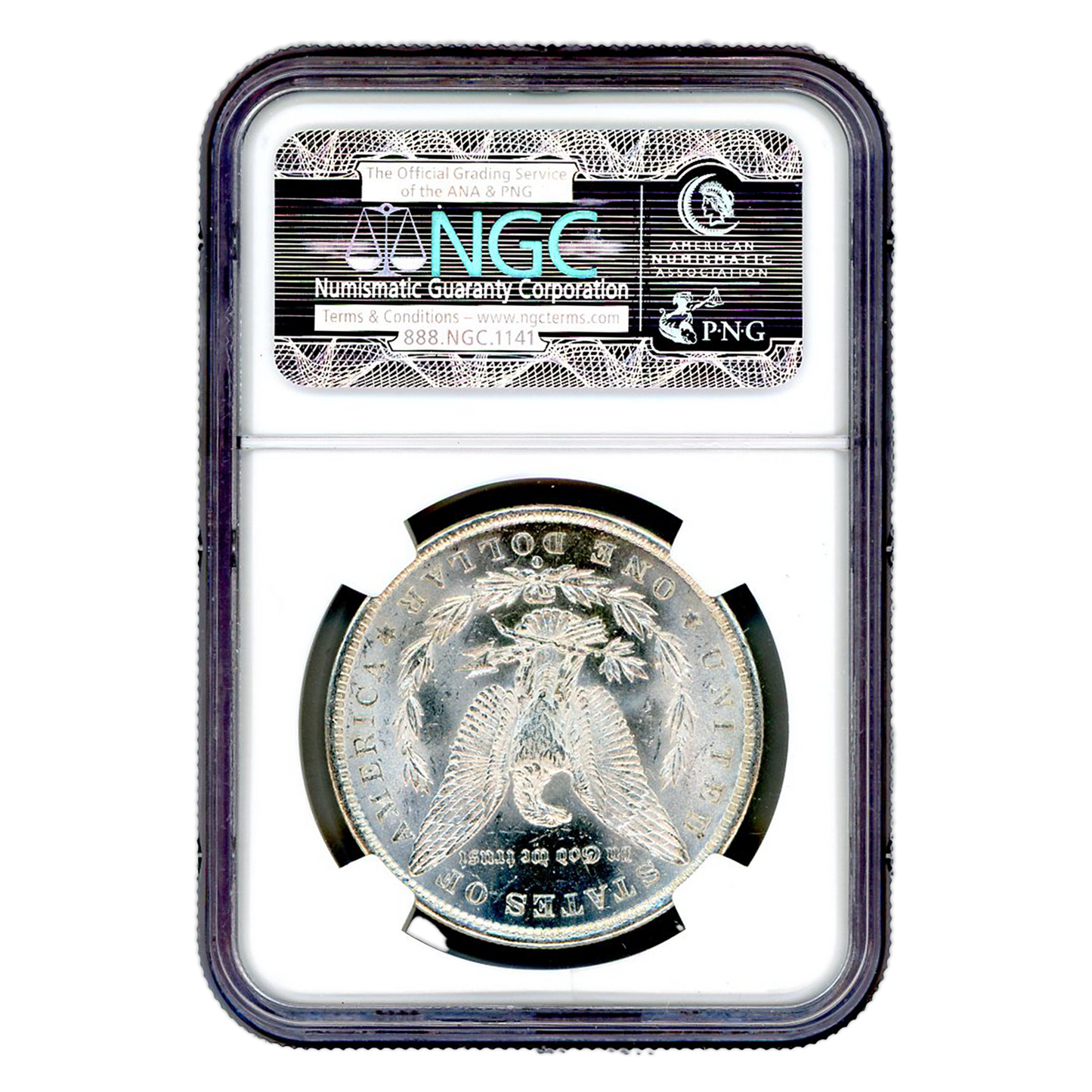 1884 O Morgan Silver Dollar New Orleans - NGC MS64 Sight White - CoinsTV