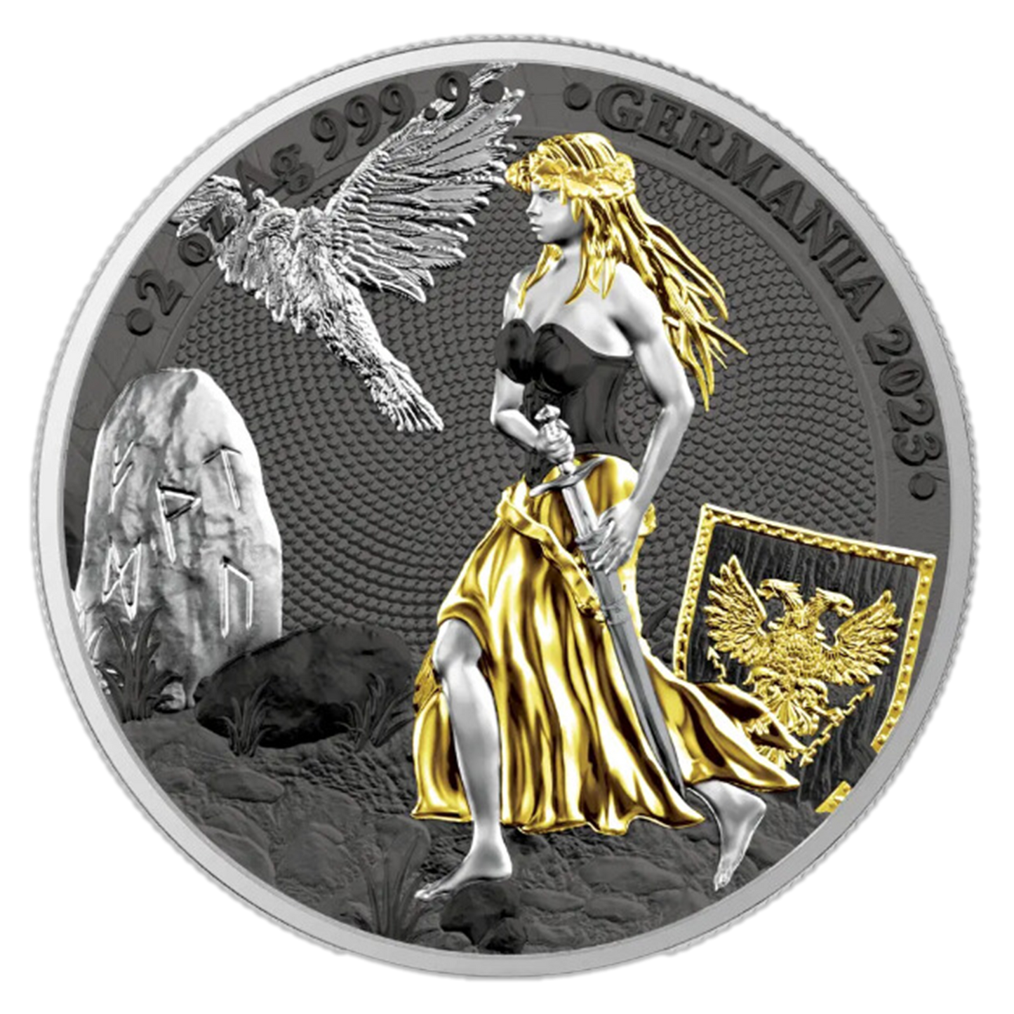 2023 2 oz Germania ANA Edition Silver - Brilliant Uncirculated