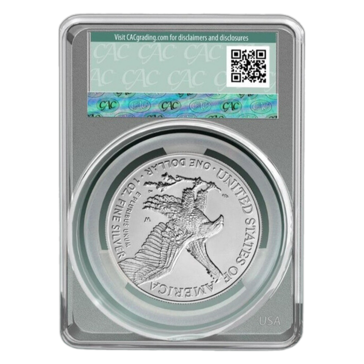 2023 Silver Eagle First Delivery - CAC MS70 - CoinsTV