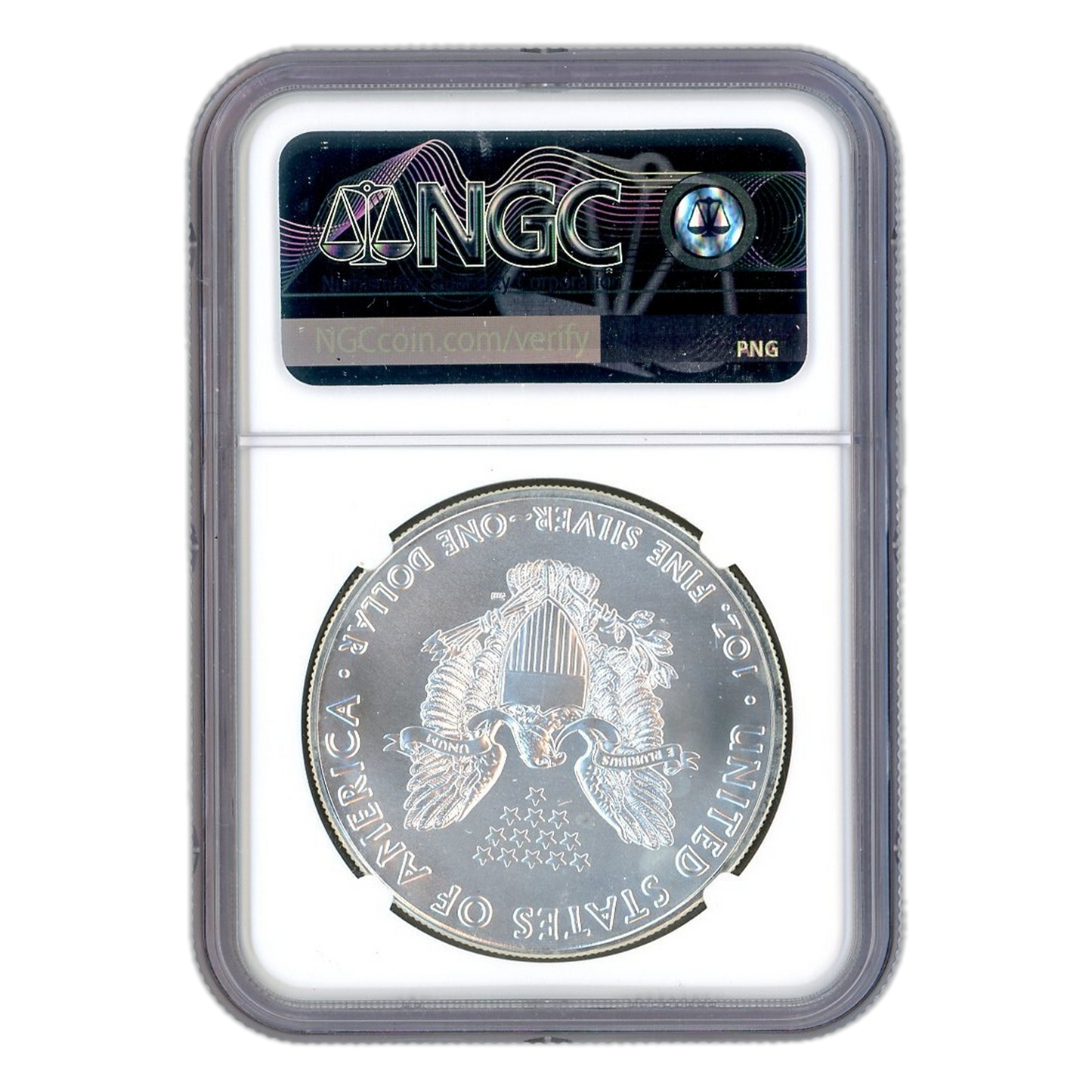 2021 Silver Eagle - Type 1 - NGC MS69 Miles Standish Label - CoinsTV