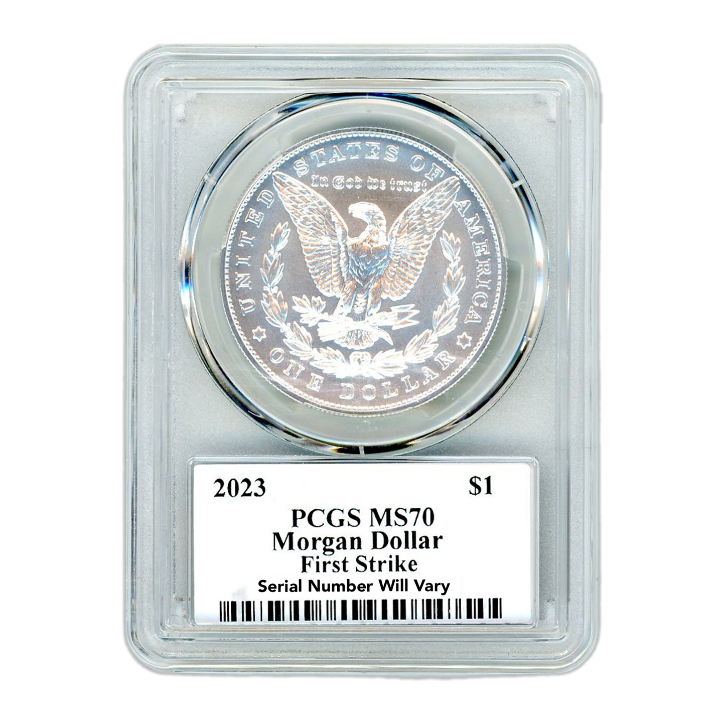 2023 Morgan & Peace Dollar 2 pc PCGS Trumans Triumph MS70 First Strike - CoinsTV