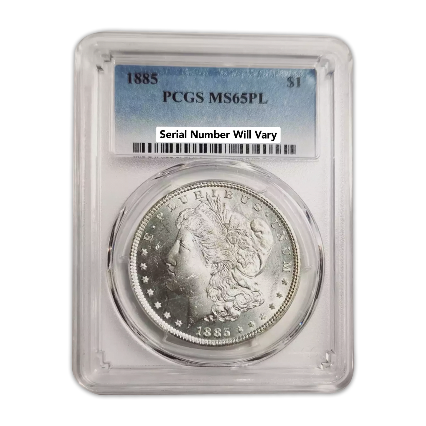 1885 Morgan Silver Dollar Philadelphia - PCGS MS65 PL