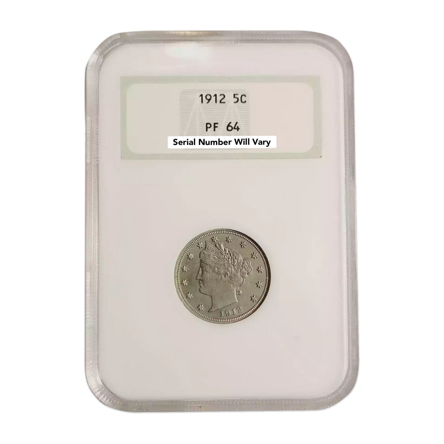 1912 Liberty Head Nickel - NGC PF64