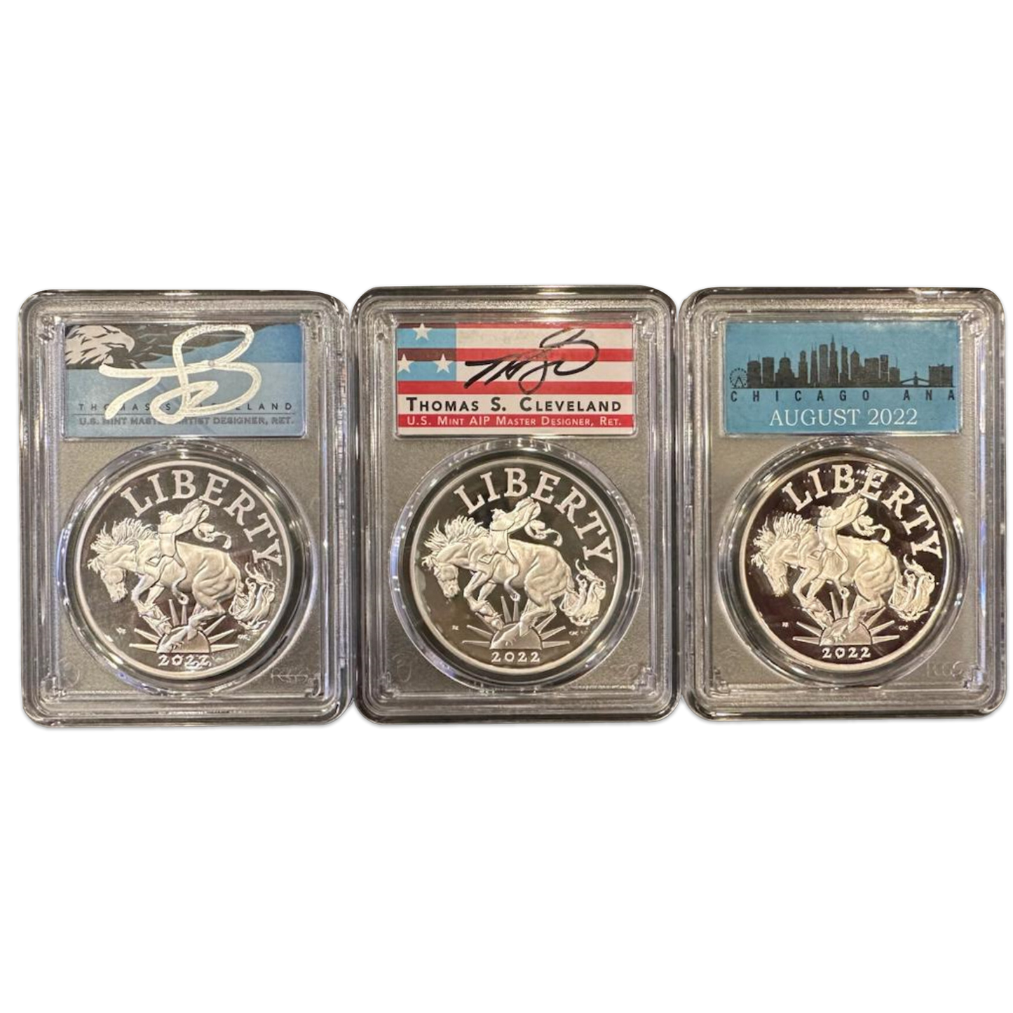 2022 P 1 Oz Silver Liberty Medal - FDOI PR70 Grab Bag