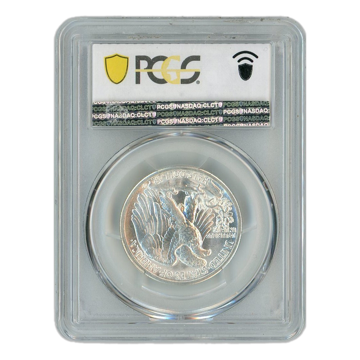 1943 D Walking Liberty Half Dollar - PCGS MS63 Sight White