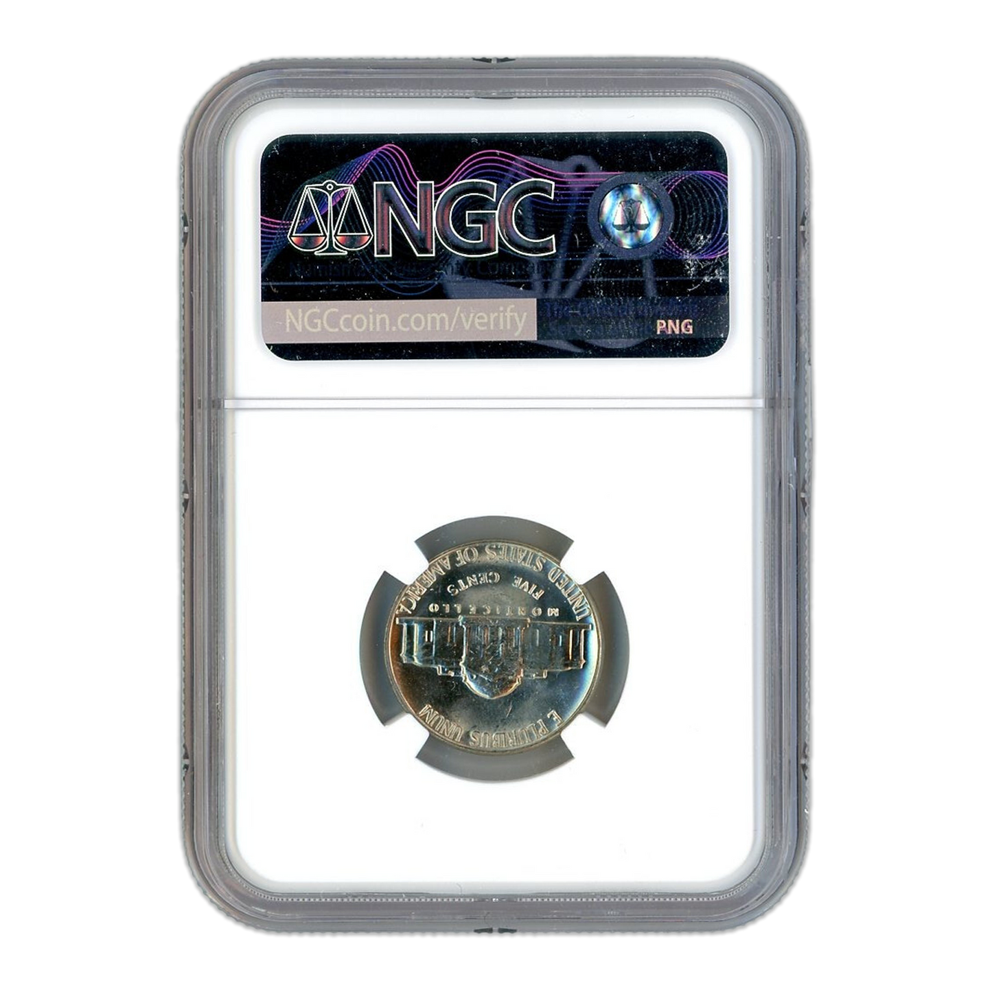 1969 S Jefferson Nickel - NGC MS66 Sight White