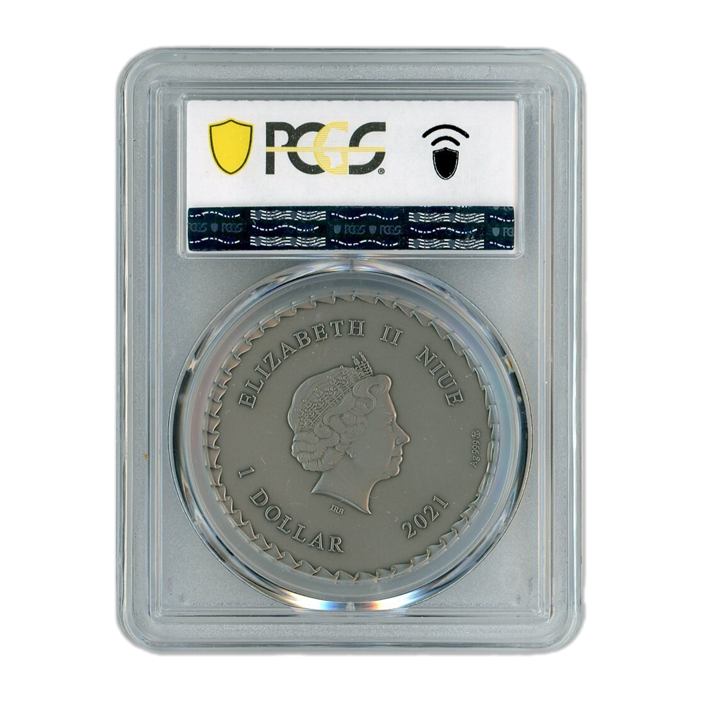2021 1 oz Niue Silver Princess & The Pea - PCGS MS70 Antique Finish - CoinsTV