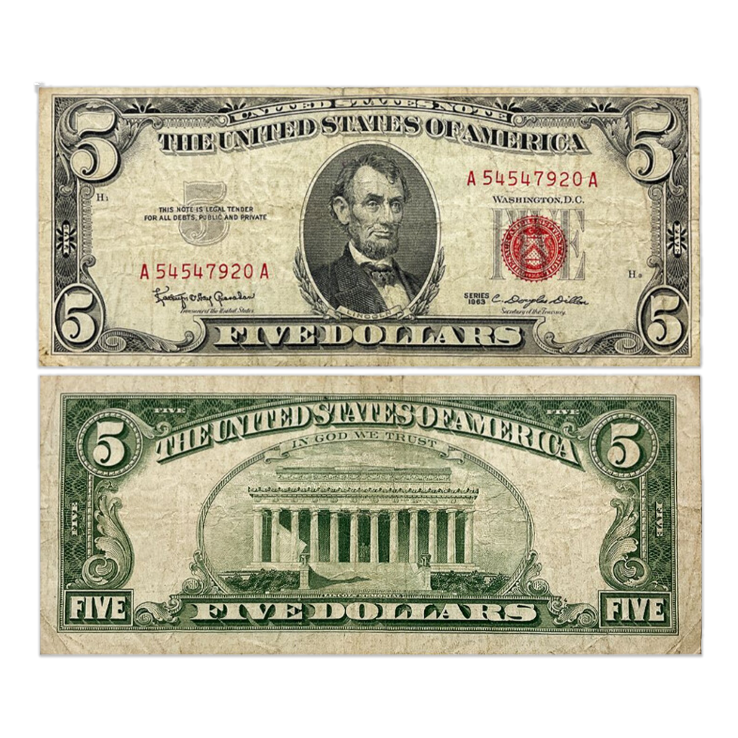 Red Seal Currency 3 Piece Set