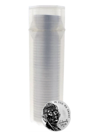 2018 S Reverse Jefferson Nickel - Roll of 40