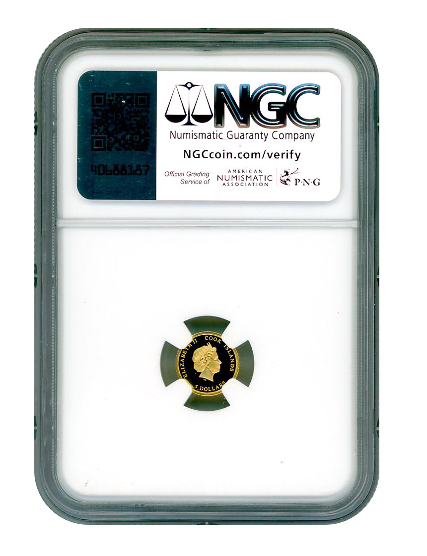 2023 Iron Maiden Piece of Mind 0.5 gram Gold - NGC PF70 Ultra Cameo