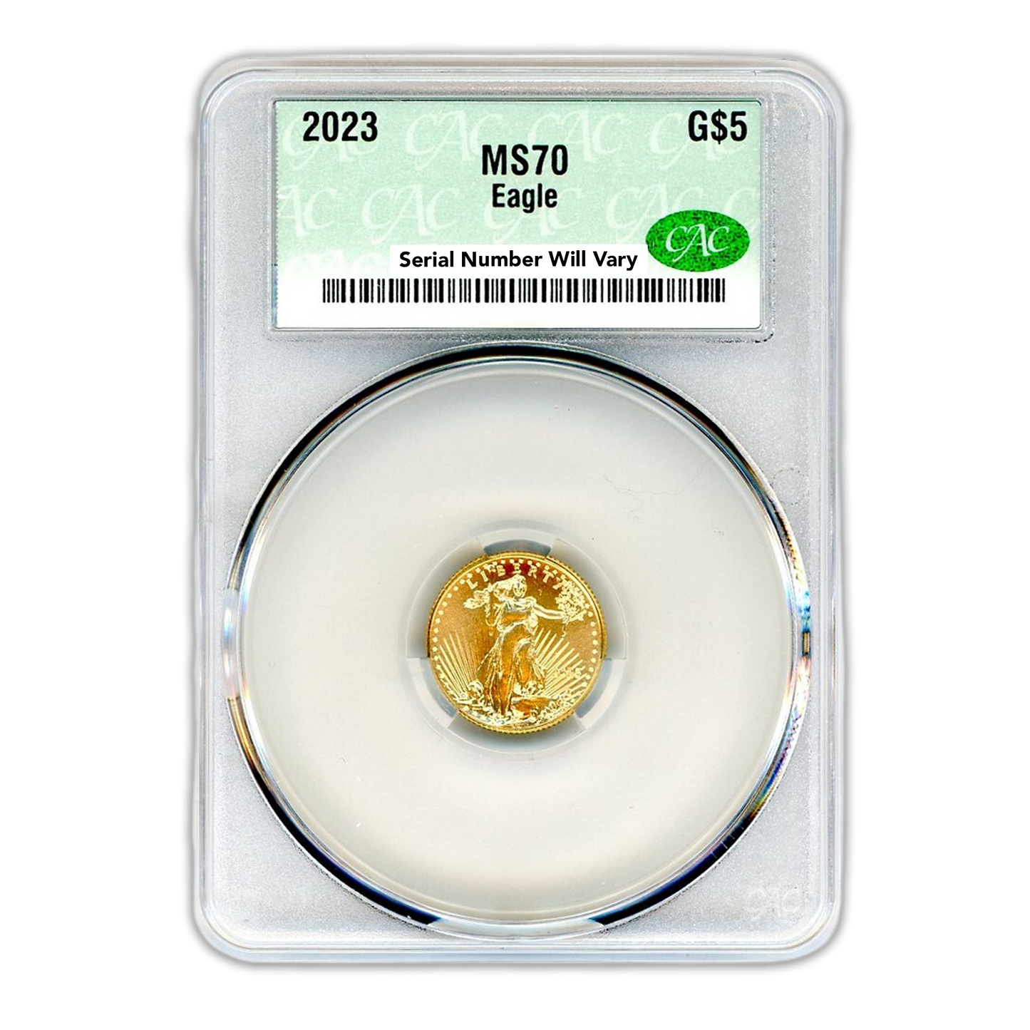 2023 $5 Gold Eagle - CAC MS70